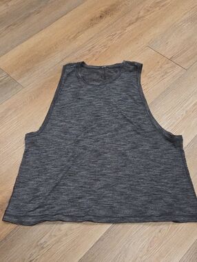 lululemon athletica Gray Sleeveless Tank Top
